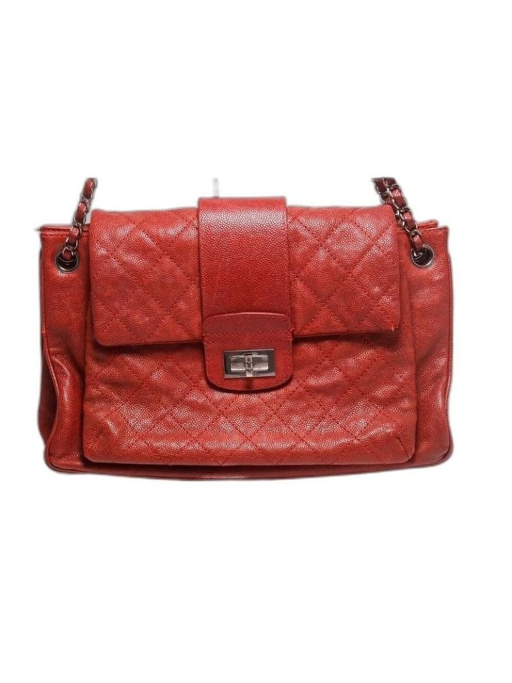 Chanel Caviar Leather Quilted Chain Shoulder Bag